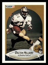 Dalton Hilliard 1990 Fleer #189 New Orleans Saints FOOTBALL *223