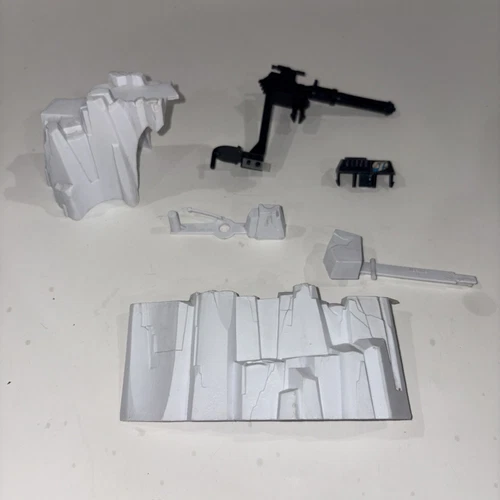 Vintage 1980 Star Wars Hoth Imperial Attack Base Lever Gun Wall Playset Part Lot