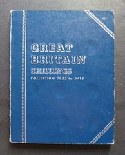 Whitman Coin Album 9695 - Great Britain Shillings Collection 1953 Onward - EMPTY