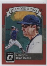 2016 Panini Donruss Optic Diamond Kings Red 23/99 Brian Dozier #17 0e2x