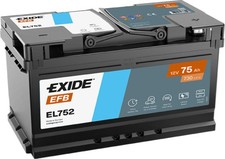 Exide EL752 EFB Autobatterie 75Ah 575 500 073