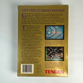 Gauntlet (Nintendo Entertainment System, 1987) NES - Complete w/ Manual CIB