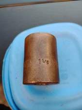 Vintage Napa Tools NTP636 1-1/8” 6 Point 1/2” Drive Impact Socket USA Pre-Owned