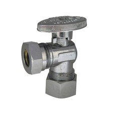 KISSLER 88-9240 Water Supply Stop,Brass,1/4-Turn,5/8" 4EET6