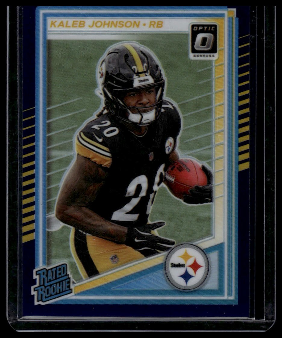 2025 Donruss Optic - Kaleb Johnson / Purple - No. 232 #/60