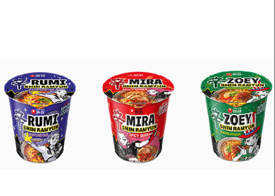 Nongshim Shin Ramyun Huntrix Edition Character Cup Noodles 65g   1 or 2 Cups