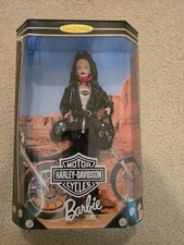 Mattel 22256 Collector Edition 1998 HARLEY DAVIDSON Barbie Doll 3 In The Series