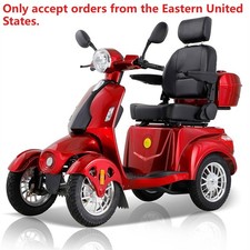 Heavy Duty 4 Wheel Mobility Scooter 800W 60V 20A All Terrain Scooter for Elderly