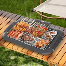 2000W 220V Schwarz elektrische Tischplatte Kochgrill für Zuhause Camping Grill