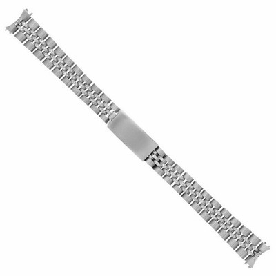 13MM NATURAL DIAMOND CENTER JUBILEE  STEEL WATCH BAND FOR ROLEX 26MM 1.60CT