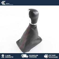 Schaltknauf Schaltsack Schalthebel DSG Leder Rote Nähte Seat Leon 3 III 5F