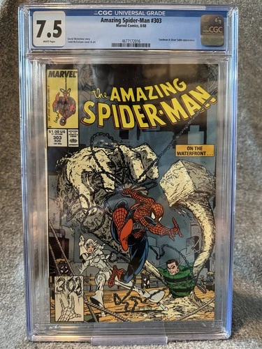 Amazing Spider-Man #303 CGC 7.5 (1988 Marvel) Todd McFarlane - Free Combine Ship
