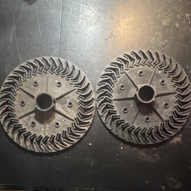 Cleaning Fan Blade Element Discs For Case IH Axial Flo Combines (2) New
