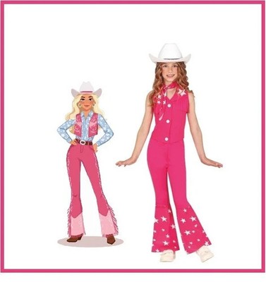 Barbie Cowgirl Faschingskostüm für Mädchen