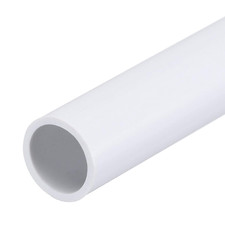 1 PVC Schedule 40 Pipe, White - 5' Length