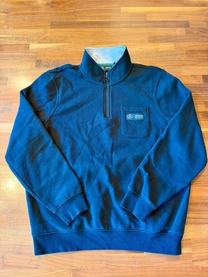 Mercedes AMG Petronas F1 Formula 1 1/4 Zip Pullover Sweatshirt Black Men s Large