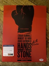 Roberto Duran Hand signed 10X14 autograph PSA/DNA Legendary Boxer Hands Of Stone