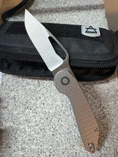 Luft Concepts AVNT Honeycomb Milled Titanium Zirconium M390 Knife Folder