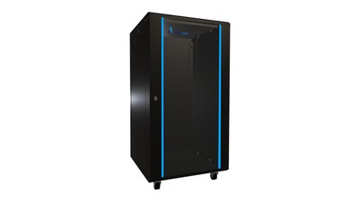 Szafa rack stojąca Extralink 22U 600x600 Czarna