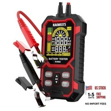 Car Battery Tester, 12V/24V Automotive Battery Diagnostic Tool, 50-2000 CCA