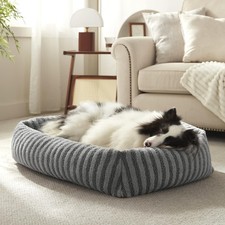 MIXJOY Dog Bed Large Size, Washable Dogs L 36"Lx27"Wx8"Th , Grey