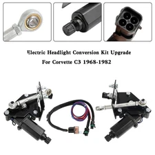 Electric Headlight Conversion Kit Upgrade For Corvette C3 1968-1982