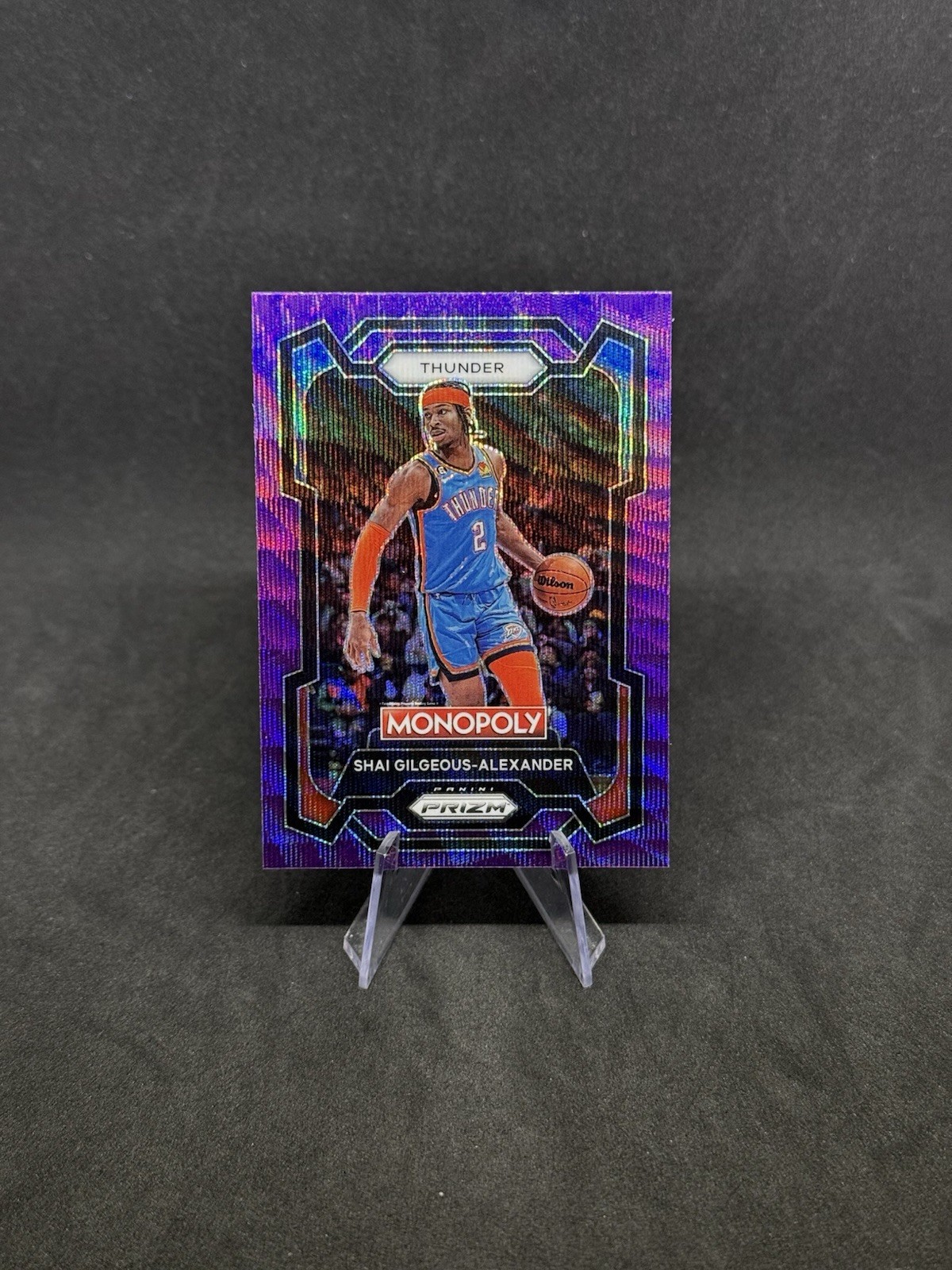 2023-24 Panini Prizm Monopoly - Shai Gilgeous-Alexander #61 Purple Wave SGA 🔥