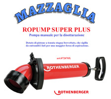 ROTHENBERGER ROPUMP SUPER PLUS POMPA MANIALU PER LA DISOTTURAZIONE art.072070X