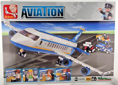 Sluban Aviation Skybus Airplane Building Set M38-B0366 463 Pcs New Sealed