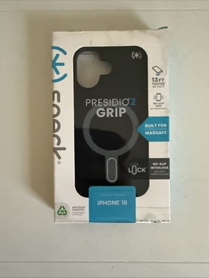 Speck Presidio2 Grip MagSafe Case for iPhone 16  - Black