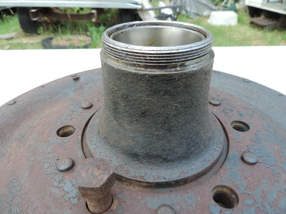 Packard 1934 1935 vintage años 30? Tambor de freno delantero/buje de rueda - Good Survivor Foto 3 de 4