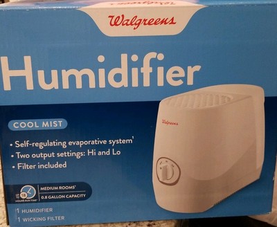 Walgreens Humidifier Cool Mist Self Regulating System Hi Lo