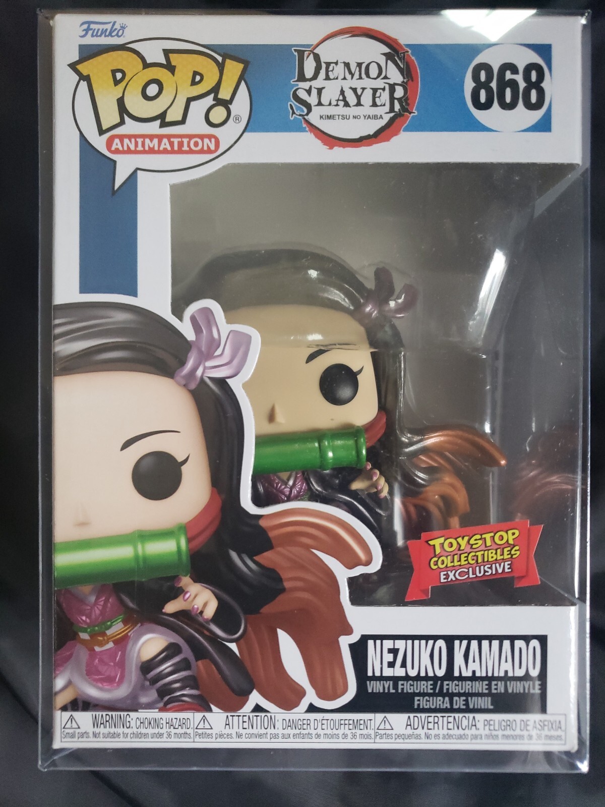 Funko Pop! NEZUKO KAMADO#868 Metallic Toystop Exclusive in pop