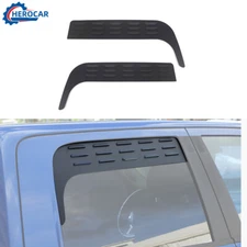 2X Rear Side Window Blinds Quarter Louver Vent Panel Covers For RAM 1500 2009-17