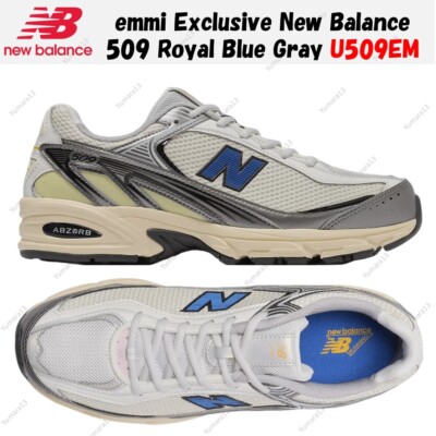emmi Exclusive New Balance 509 Royal Blue Gray U509EM Men's Size