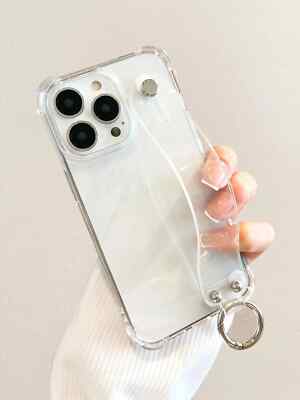 Klare Handyhülle mit Halter Transparent für iPhone 16 Pro Max Gulaxy 25 Ultra