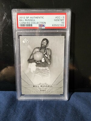 BILL RUSSELL 2012 Sp Authentic PSA 10 GEM MINT! Canvas Col