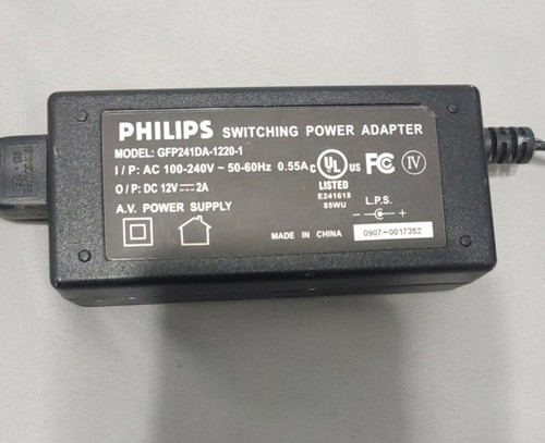 Yustda 12V AC/DC Adapter Power Supply Cord Compatible with GFP241DA-1220-1 A.V. Switching DC350/37 DC350 Dock System 12VDC Cable Wall Home Battery Charger