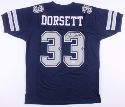 Tony Dorsett Signed Dallas Cowboys Jersey (JSA COA) 4×Pro Bowl