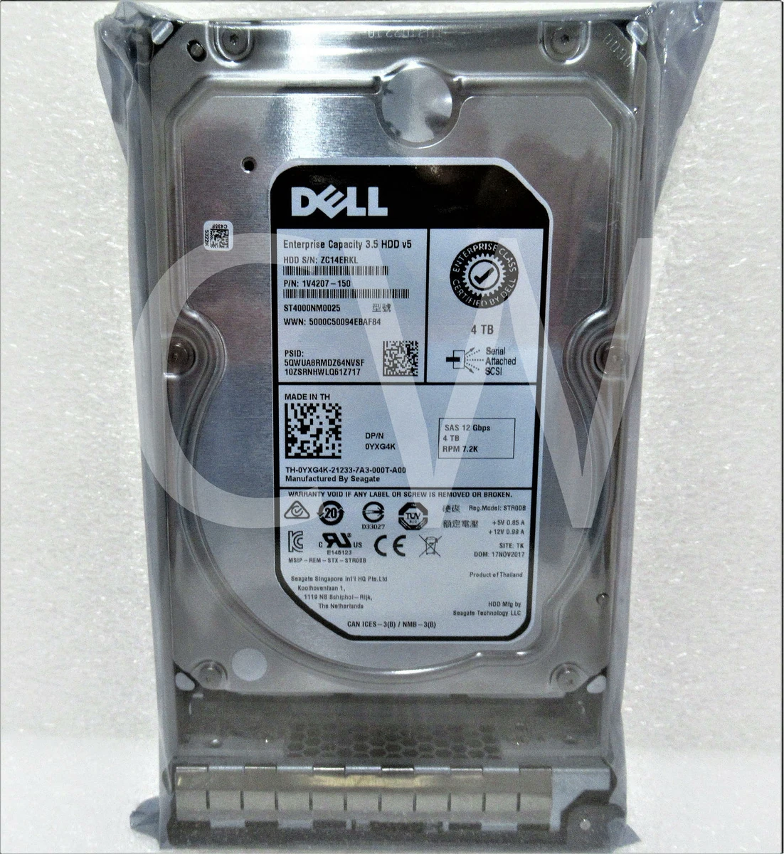 Dell 3.5 Inch SATA 4TB Internal Hard Disk Drives for sale | eBay