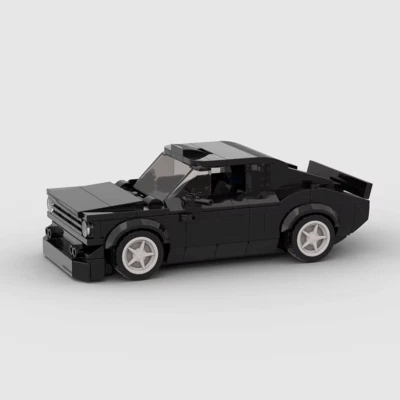 BLOCK BRICKS Ford Escort MK2 - 1:24 Scale Model MOC Brick Lego Car Model 300pcs