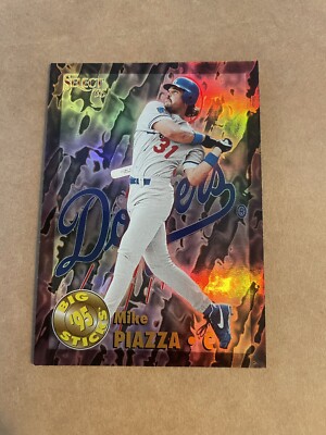1995 Select Big Sticks #BS4 Mike Piazza Insert Card MLB Los Angeles Dodgers