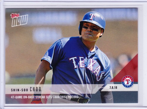 2018 Topps Now 429 Shin-Soo Choo