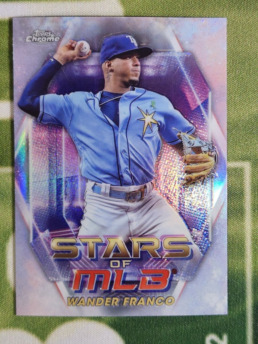 Wander Franco 2023 Topps Series 1 Stars Of MLB CHROME #SMLBC Wander Franco 2023 Topps Series 1 Stars Of MLB CHROME #SMLBC
