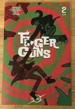 Finger Guns #2; Val Halvorson Cover A; Sadie Protects Mother From Abusive Father