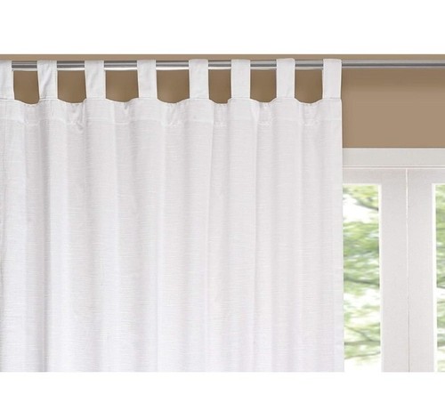 Livingroom curtains 2 Panel sets 50x108 inch White Bathroom curtains Bathroom - Picture 3 of 7