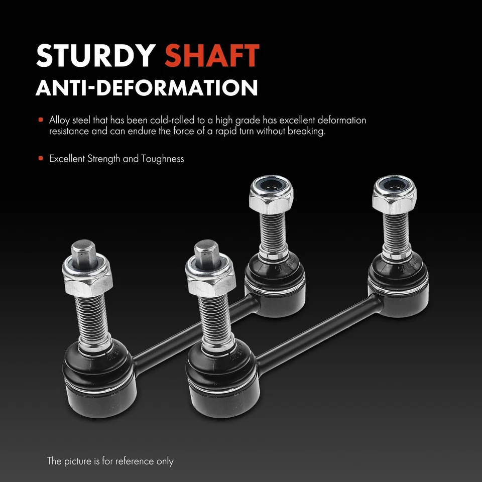 Eslabón de barra estabilizadora trasera 2 piezas para Mercedes-Benz ML350 R350 GLE450 AMG Foto 3 de 4