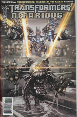 TRANSFORMERS NEFARIOUS #2 A - REVENGE OF THE FALLEN SEQUEL - Back Issue (S)