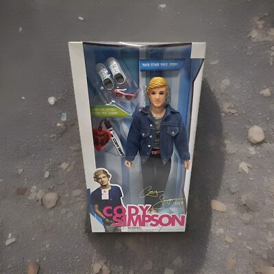 2011 The Wish Factory Cody Simpson 11in Doll Back Stage Pass Series New in Box 