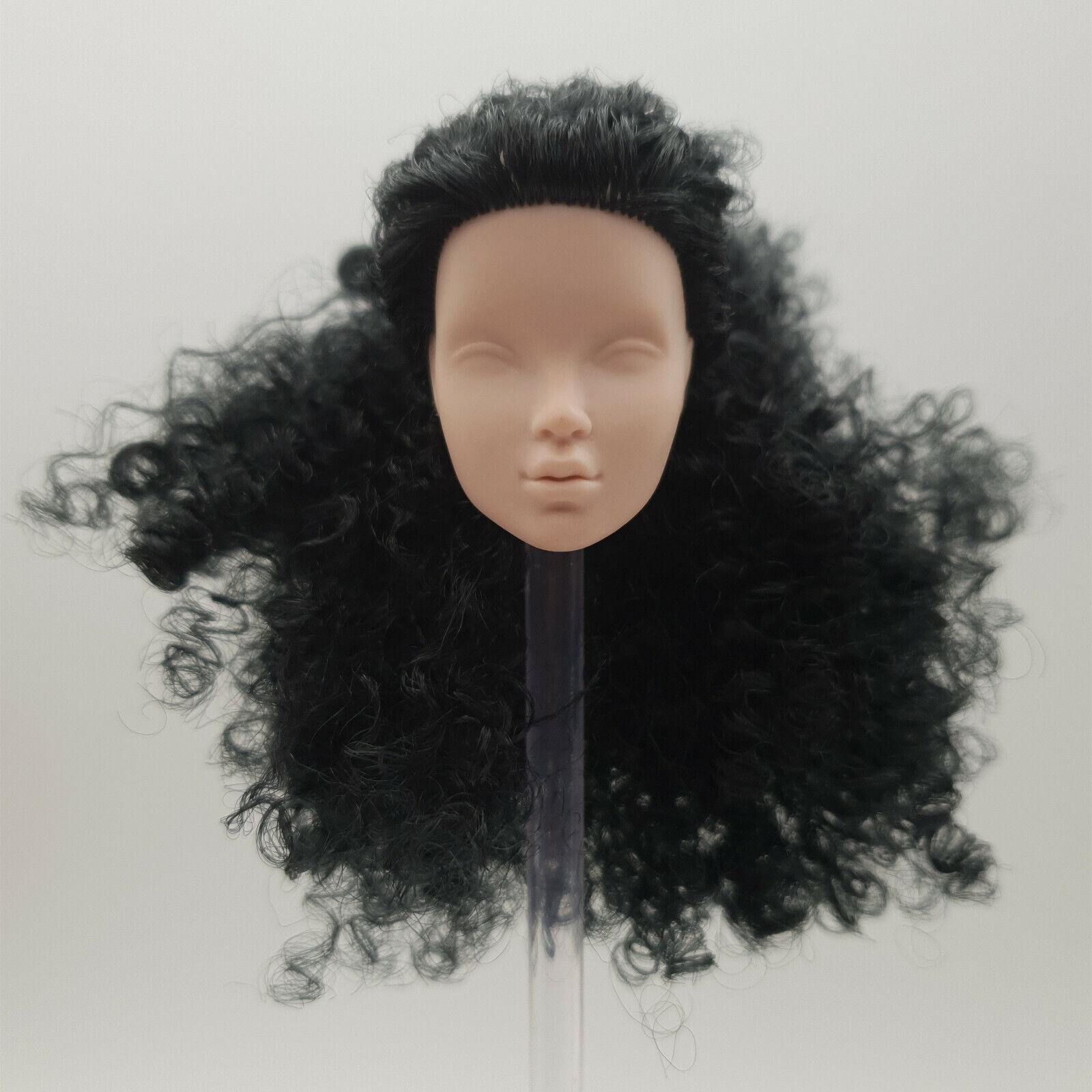 Fashion Royalty 1:6 Scale Curly Hair Dynamite Girl Integrity Unpainted Doll Head